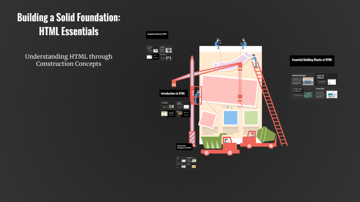 Building a Solid Foundation: HTML Essentials by Kowsalya S on Prezi