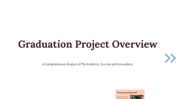 Graduation Project Overview by Masanja Henry Mashen on Prezi