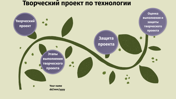 Творческий проект полка по технологии