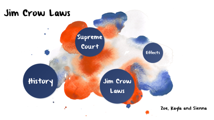 Jim Crow Laws by Zoe B on Prezi