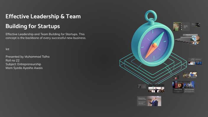 Effective Leadership & Team Building for Startups by Muhammad Talha on ...