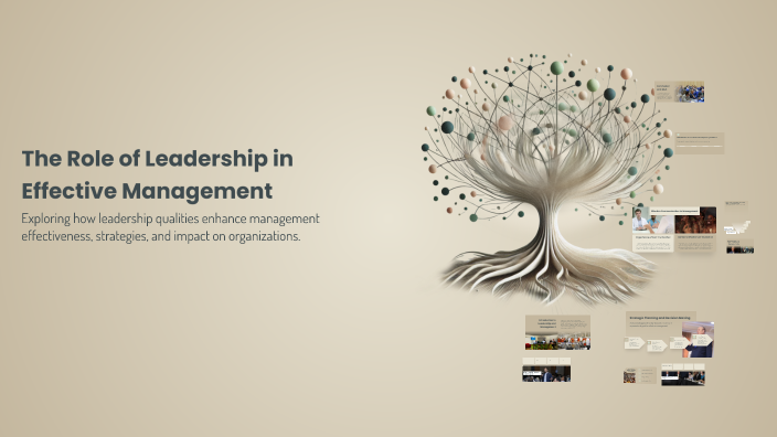 The Role of Leadership in Effective Management by Sevinch Ramazonova on ...