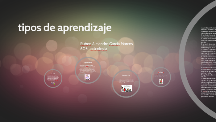 tipos de aprendizaje by Ruben García on Prezi