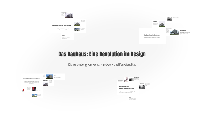 Das Bauhaus: Eine Revolution im Design by Luis Schikert on Prezi
