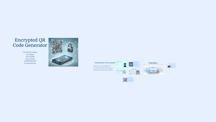 Transforming Text into Secure QR Codes by Flwah Mohammed on Prezi