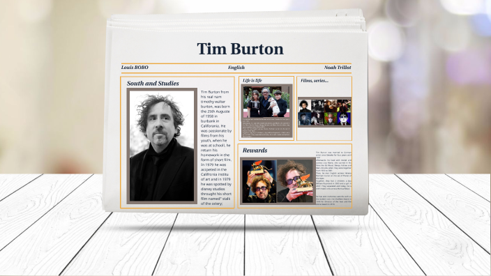 Tim Burton by Louis Bobo on Prezi