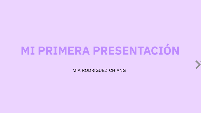 MI PRIMERA PRESENT by Mia on Prezi