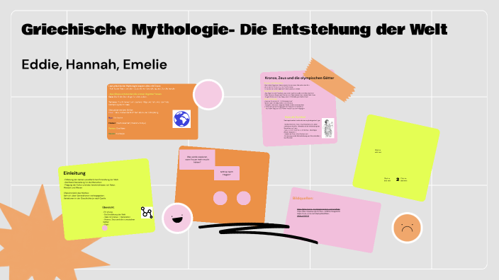 Griechische Mythologie- Die Entstehung der Welt by Emelie Wehner on Prezi