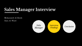 sales manager interview powerpoint presentation