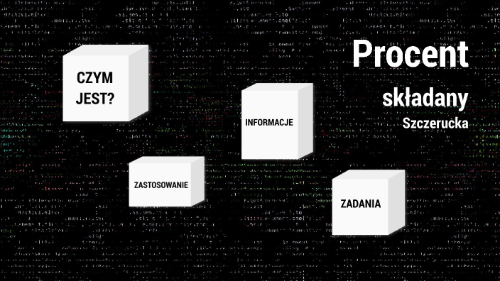 Procent składany by Szczerba Zosia on Prezi