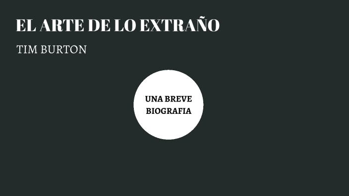 Tim Burton by Sam Ahumada on Prezi