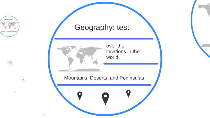 Geography: test- mountains, peninsulas, and deserts by Emma Brinkmann ...