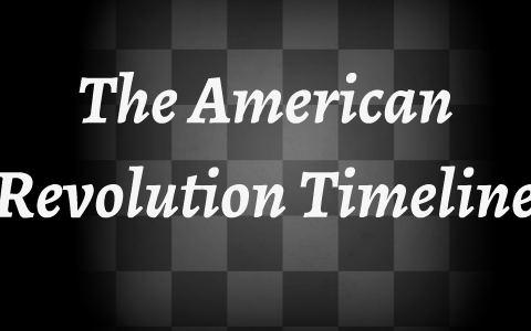 The American Revolution Timeline by Andy Miller on Prezi