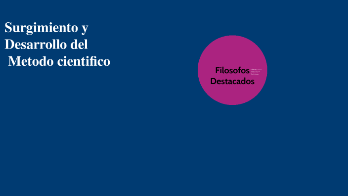 Surgimiento y Desarrollo del metodo Cientifico by yosselin banegas on Prezi