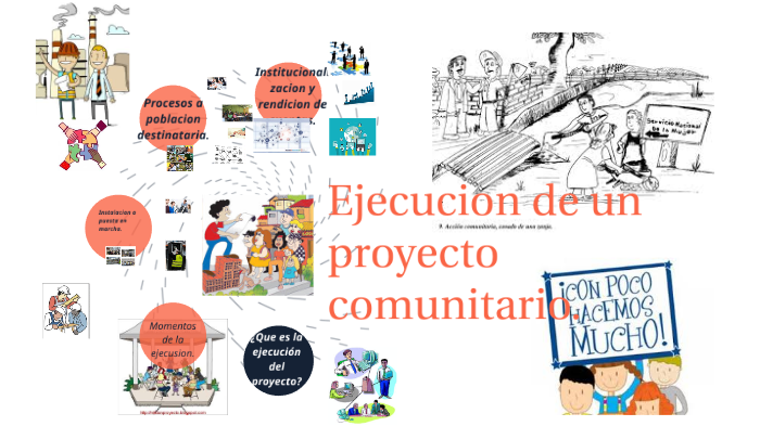 Momentos de la ejecución y lineas de acción para ejecutar un proyecto