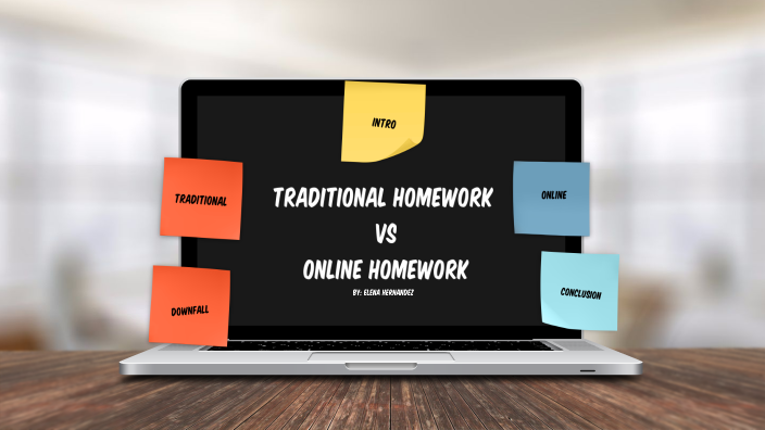 paper homework vs online homework