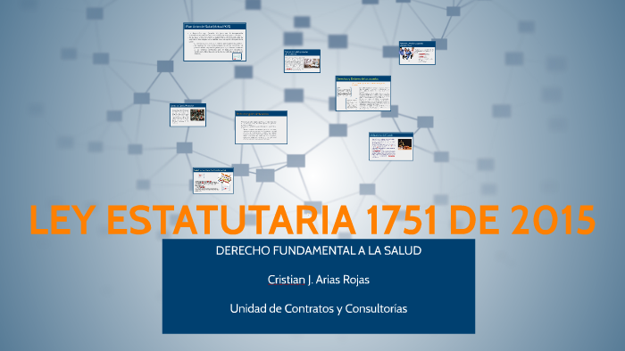 Ley Estatutaria 1751 De 2015 By Monika Tasko On Prezi