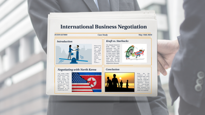 case study international business negotiation