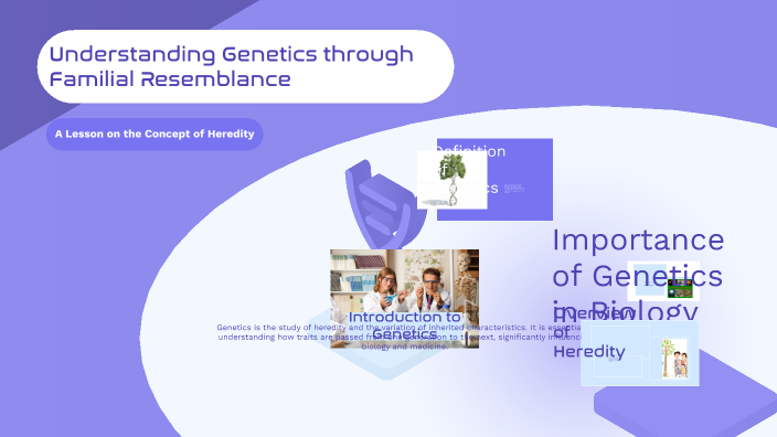 Understanding Genetics through Familial Resemblance by 찬주 박 on Prezi