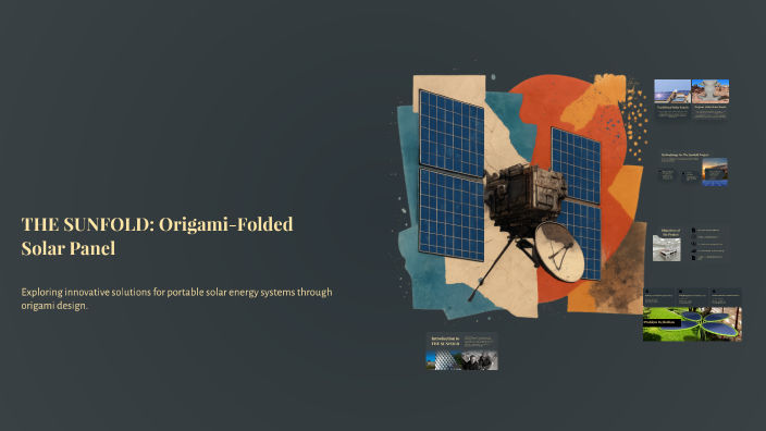 THE SUNFOLD: Origami-Folded Solar Panel by [Student 1], [Student 2 ...