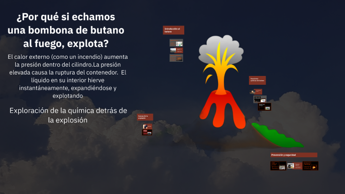 ¿Por qué si echamos una bombona de butano al fuego, explota? by Safwan