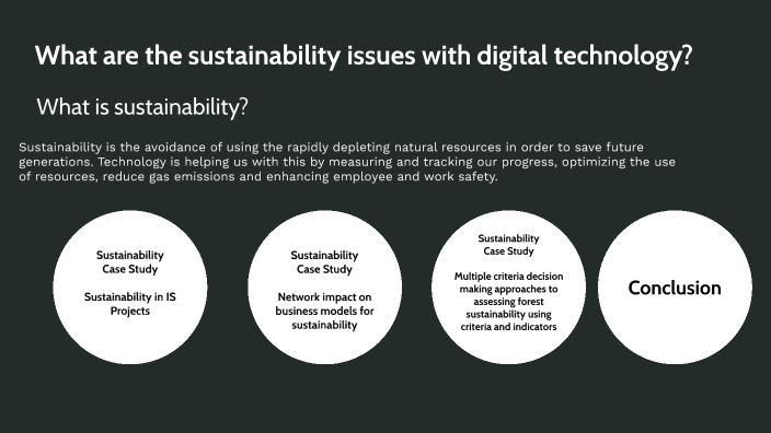 What are the sustainability issues with technology? by Joe Sherratt on ...