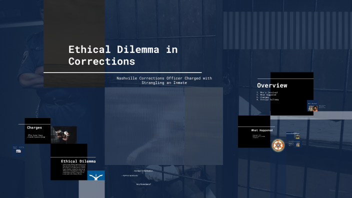 Ethical Dilemma's in Corrections by Ryleigh Johnson on Prezi