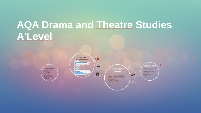 AQA Drama And Theatre Studies A'Level By Lauren Shewan On Prezi