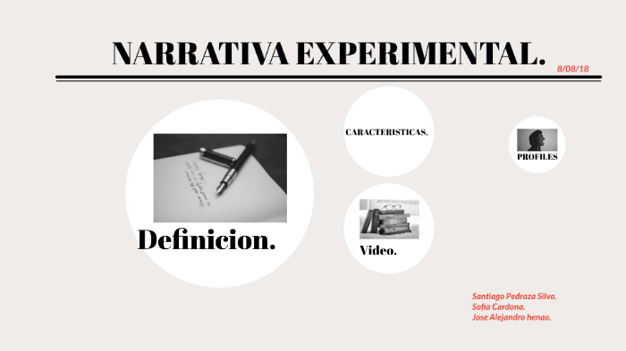 literatura experimental definicion