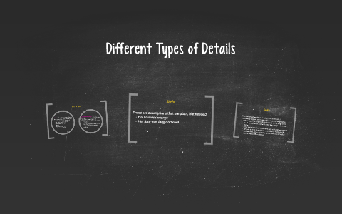 Different Types of Details by Lisa Nguyen on Prezi