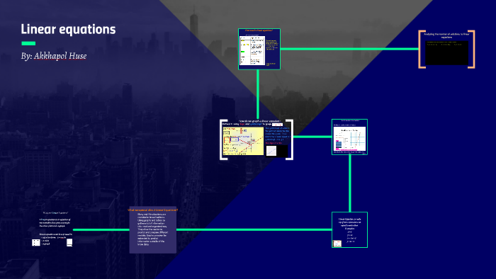 Linear equations by A H on Prezi