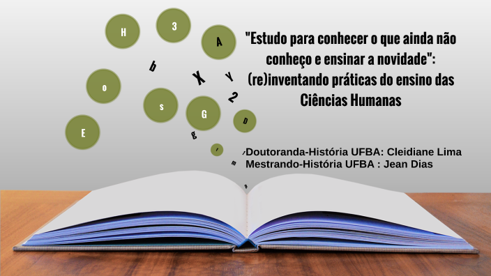 Estudo Para Conhecer O Que Ainda Não Conheço E Ensinar A Novidade": (re ...