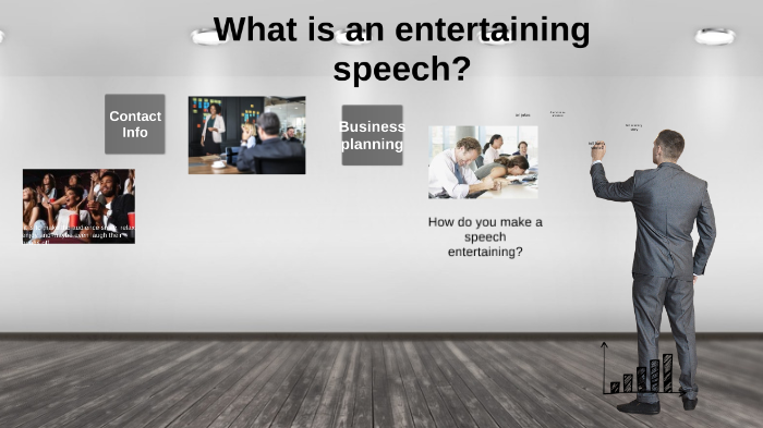 entertaining speech is used for these purposes