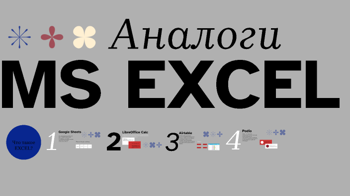 аналоги Ms Excel By альбина галлямова On Prezi аналоги Ms Excel By альбина галлямова On Prezi