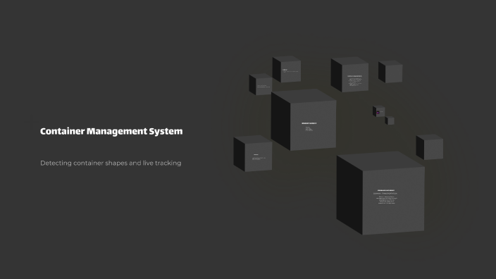 Container Management Project Container Management Project by PUNEETH AS on Prezi