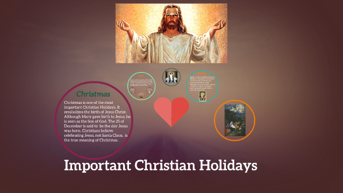 Most Important Christian Holidays