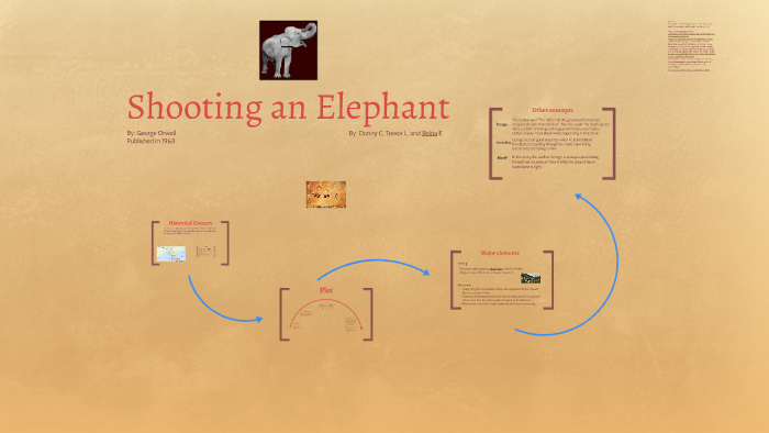 plot outline shooting elephants
