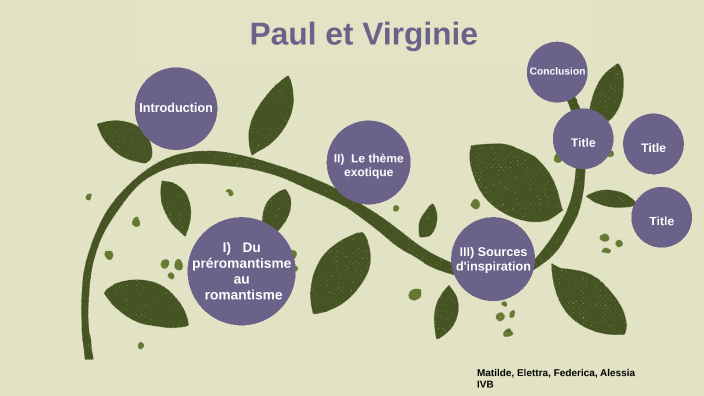 Paul et Virginie by on Prezi