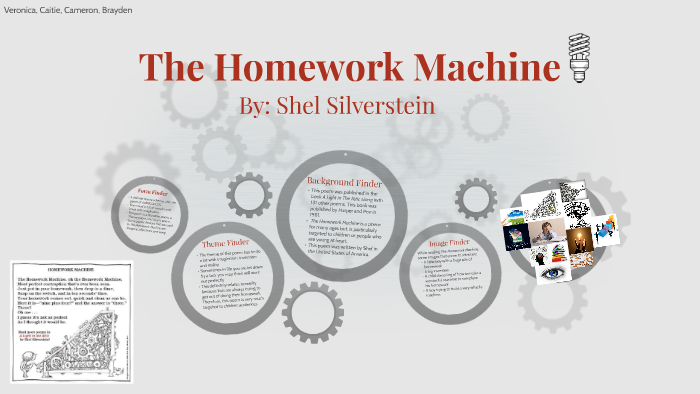 homework machine poem analysis