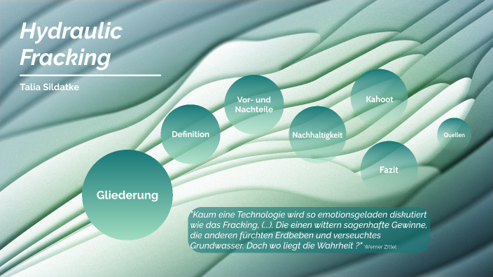 Präsentation Facharbeit Hydraulic Fracking by Talia Sildatke on Prezi