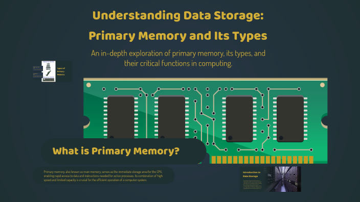 Understanding Data Storage: Primary Memory and Its Types by Zeal Crafts ...
