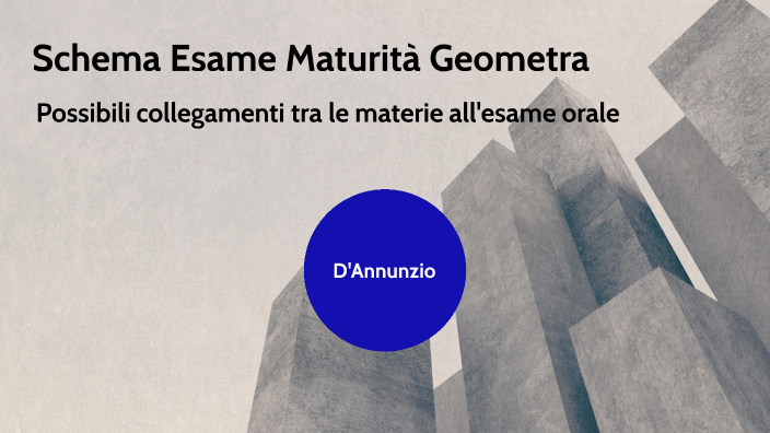 Abilitazione Geometra Senza Esame Di Stato Schema Esame Geometra by Alessandro Mei on Prezi