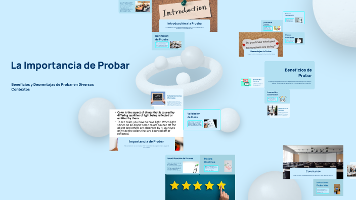 La Importancia de Probar by Mondada Team on Prezi