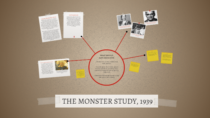 hypothesis of monster study