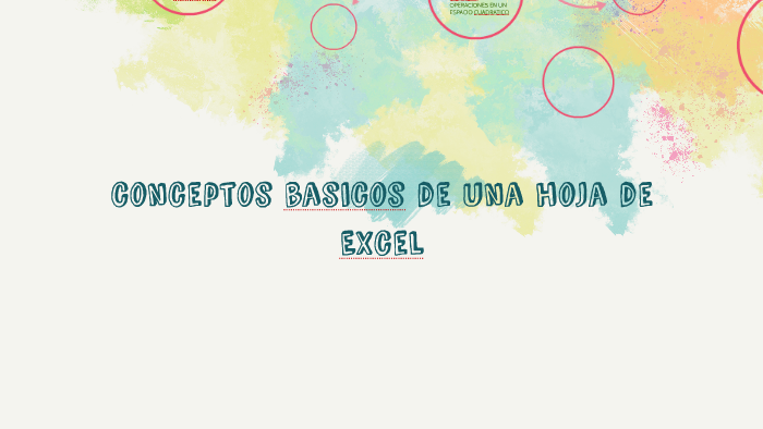 conceptos basicos de una hoja de Excel by jessica carbajal on Prezi