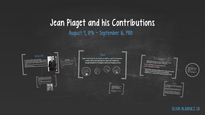 Jean Piaget and his Contributions by Oliva Albanez on Prezi