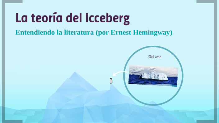 La Teoría Del Iceberg By Veronica Federman On Prezi