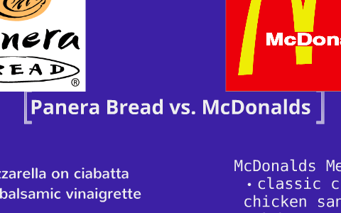 Panera Bread Vs Mcdonalds By Sam Perry On Prezi