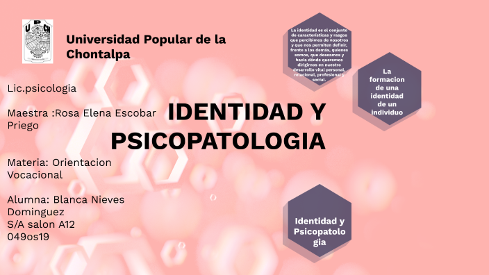 identidad y psicología by BLANCA NIEVES DOMINGUEZ on Prezi