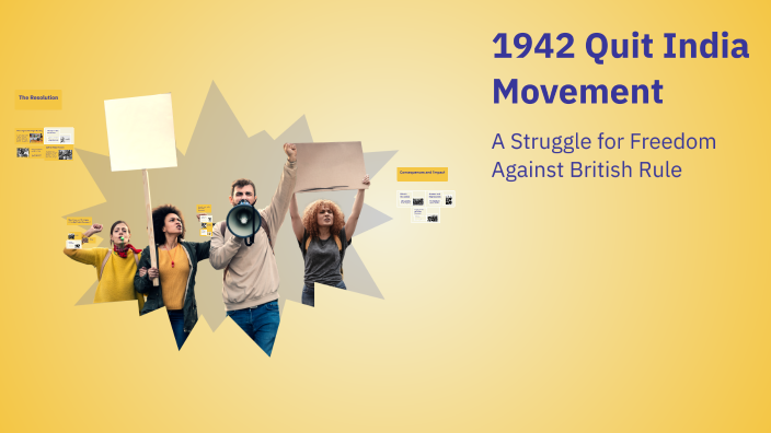 1942 Quit India Movement by Navneet Singh on Prezi